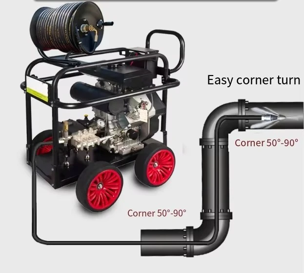 High-Pressure Waterway Dredging Machine New Condition Sewer and Drain Cleaning Equipment