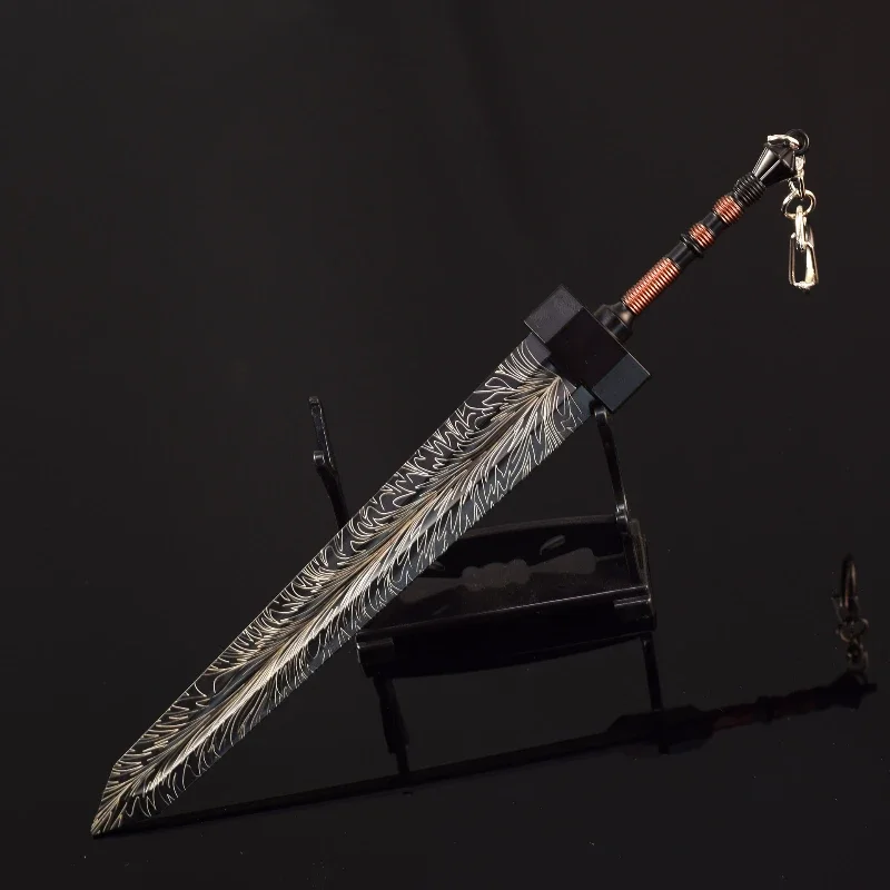 Greatsword Pattern Steel Weapon Colossal Sword Game Japanese Peripheral Metal Katana Model Ornaments Collection Crafts Toys