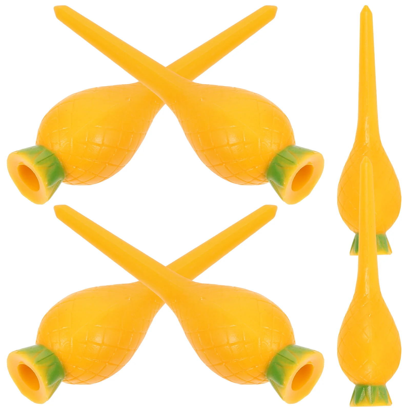 6Pcs Golf Tees High Durability Plastic Lightweight Professional Golfs Spikes Golf Ball Holder Training Practice Accessories