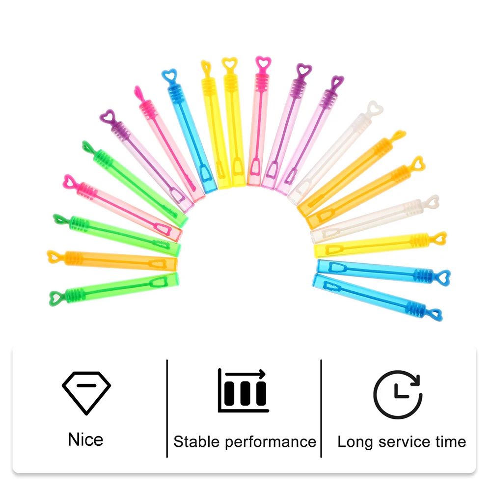 30 peças garrafas vazias mini baguinhas de festa recarregáveis em forma de coração festa infantil bolhas de sopro ao ar livre