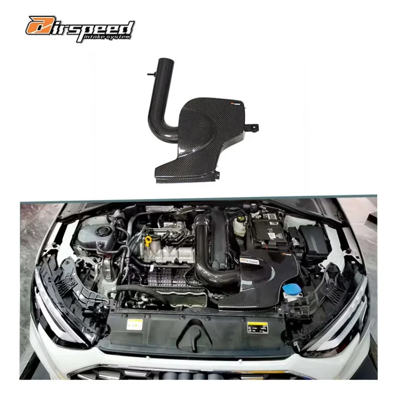 Factory Wholesale  Carbon Fiber 3K Twill Car Airspeed Cold Air Intake System Kits For audis A3 1.4T EA211