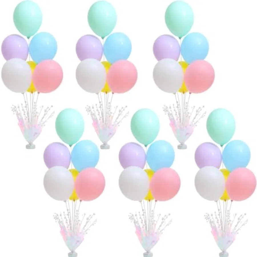 

Набор для украшения стола из воздушных шаров: подставка для шаров с металлическими звездами, многоразовый держатель для шаров и настольный декор