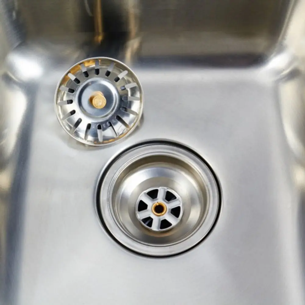 استنزاف حوض مقاوم للتآكل، هيكل بسيط، ملحقات فلتر الحوض سهلة التركيب، متينة من الفولاذ المقاوم للصدأ #3