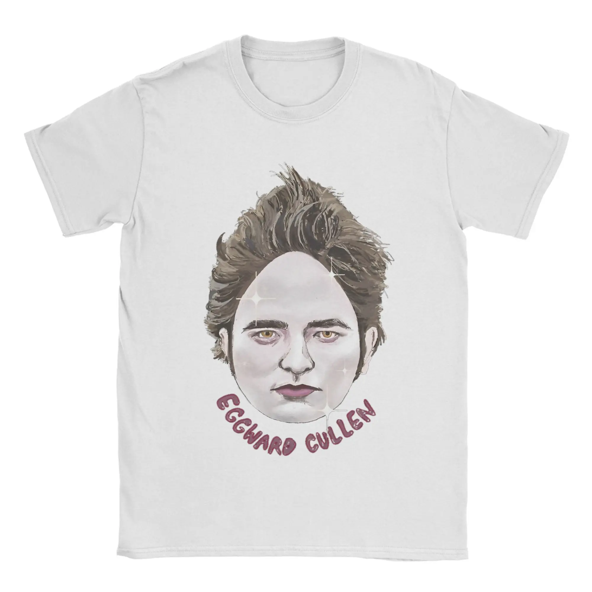 

Funny Eggward T Shirt Men 100%Cotton Short Sleeve Edward Cullen Round Neck Summer Top Tee