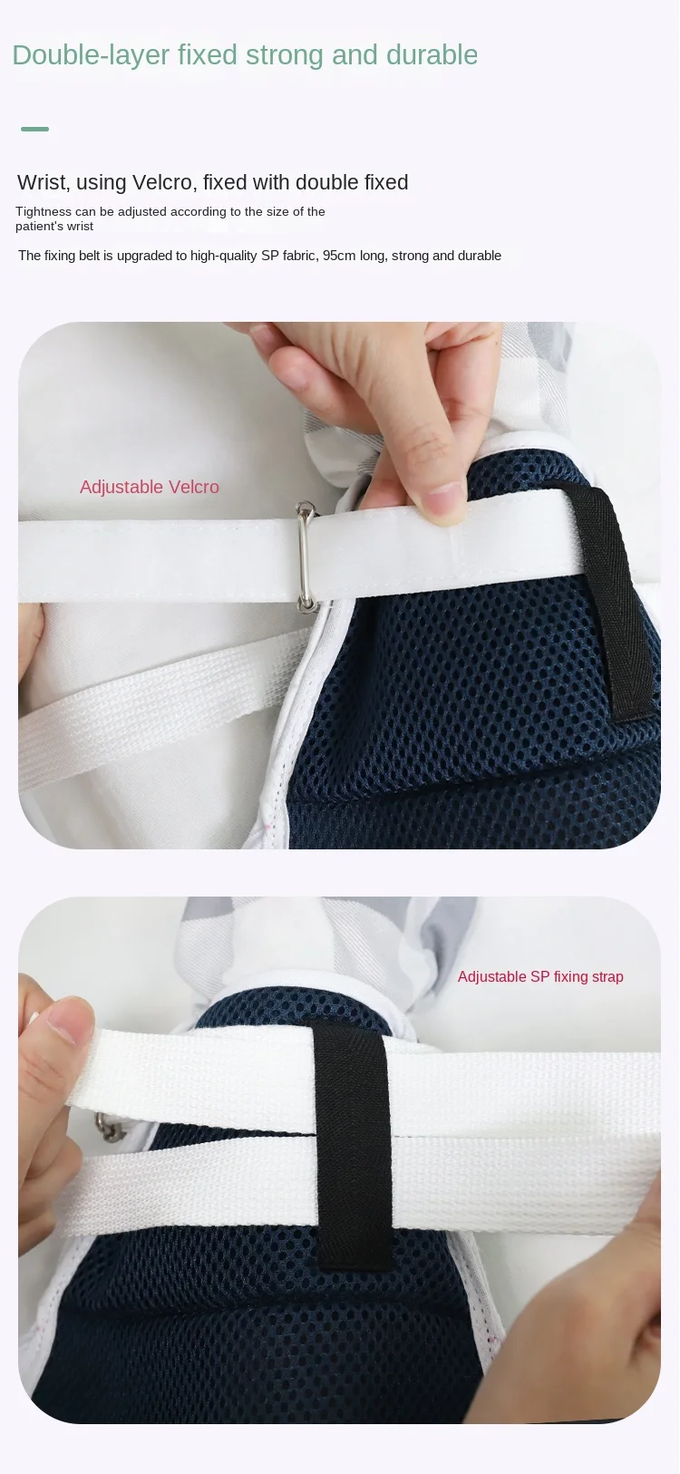 Neue Four Seasons Restraint Handschuhe Reißverschluss Öffnung Mesh Atmungsaktive Anti-Kratzer Anti-Explubation Handgelenk Abschirmplatte – Detail 4