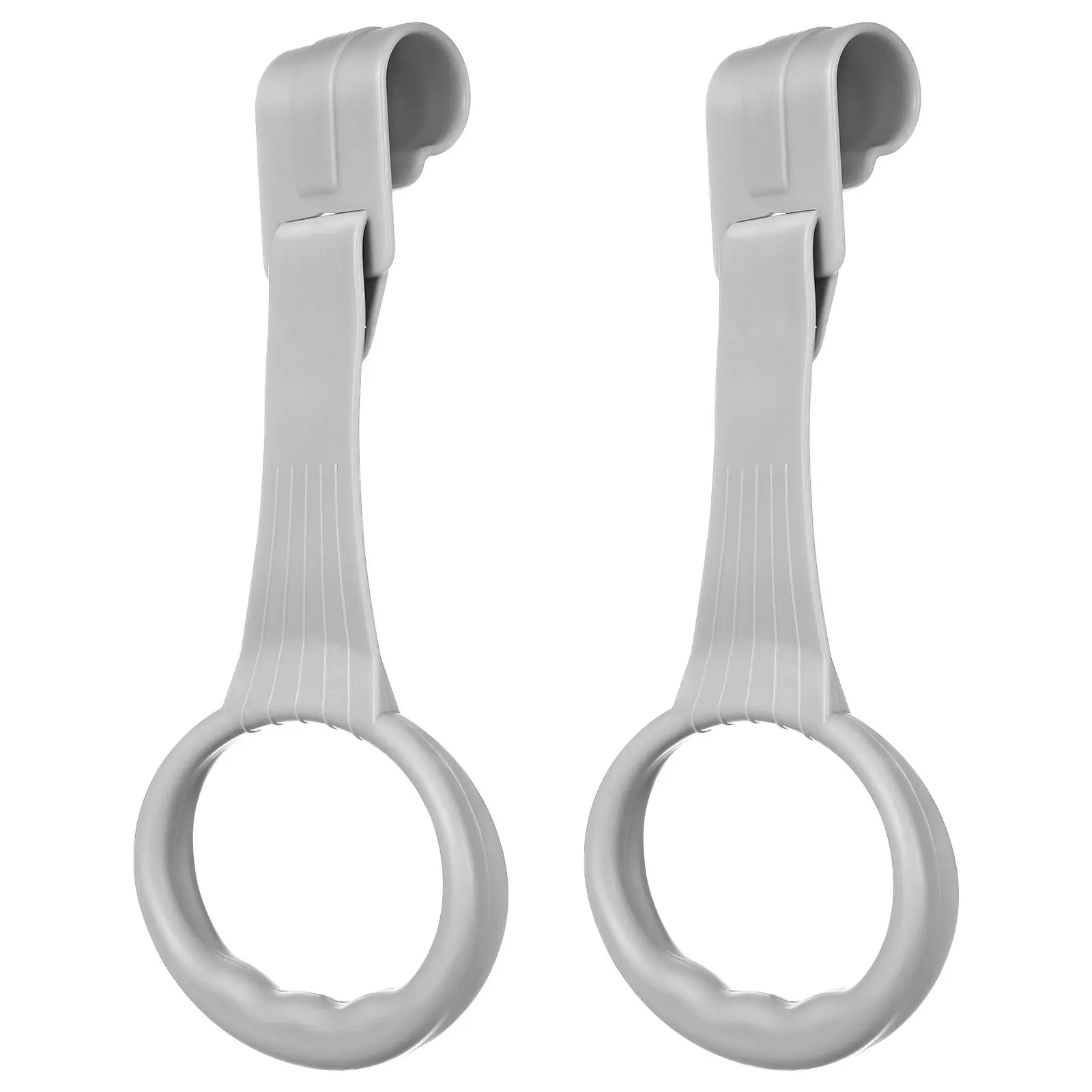 

1Pair Playpen Pull Up Rings Baby Walking Exercise Assistant Bright Attractive Colors Easy Carry for Outdoor Use Safe Infant Crib