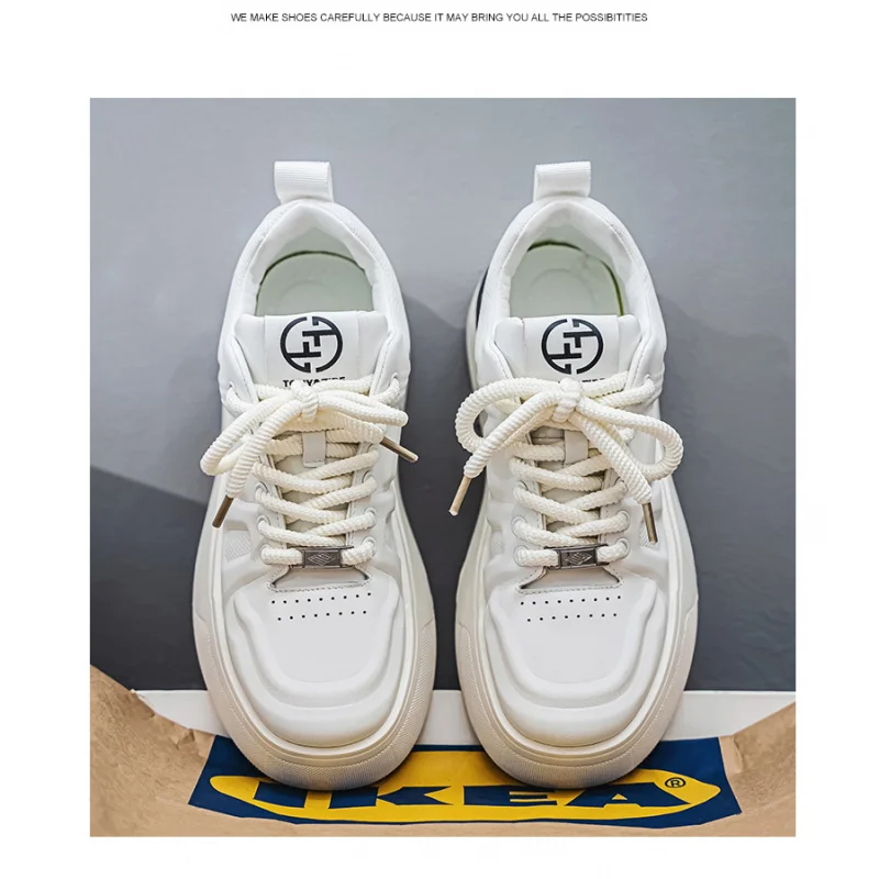 Sports and leisure shoes, men's shoes, marathon oversized air cushioned shoes, fly woven all season rubber, wear-resistant, anti