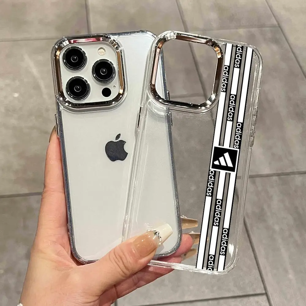 Sports logo A-adidases Phone Case Phone Case For iPhone 17 Air 16 15 14 Plus 13 12 11 Pro Max 16e Shockproof HD Clear Back Cover