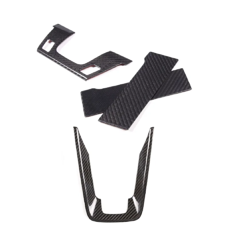 Real Carbon Fiber Interior Gear Shift Cover Door Handle Trim Mirror Cover Top Spoiler Body Kit Fit For Porsche 911 992 2019-2022
