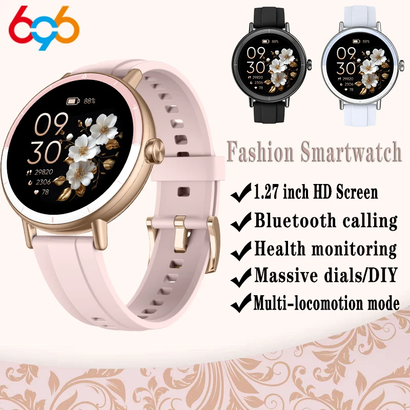 Smart Watches Blue Tooth Call Sports Fitness Clock IP68 Waterproof Smartwatch For Women Men Sleep Health Monitor DIY Watch Dial
