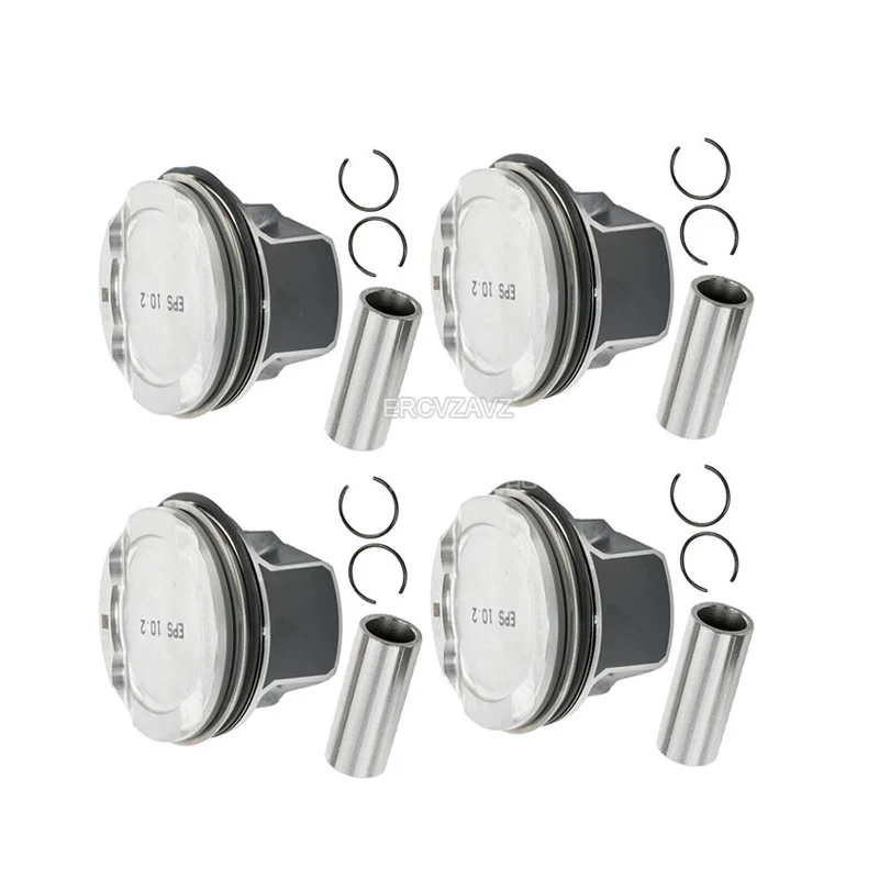 4pc B46B20 Pistons rings kit 10.2:1 for BMW 125i 230i 330i 530i X1 X2 X3 X4 Mini Cooper F54 F56 F57 F60 G20 2.0L B48B20B B46 B48