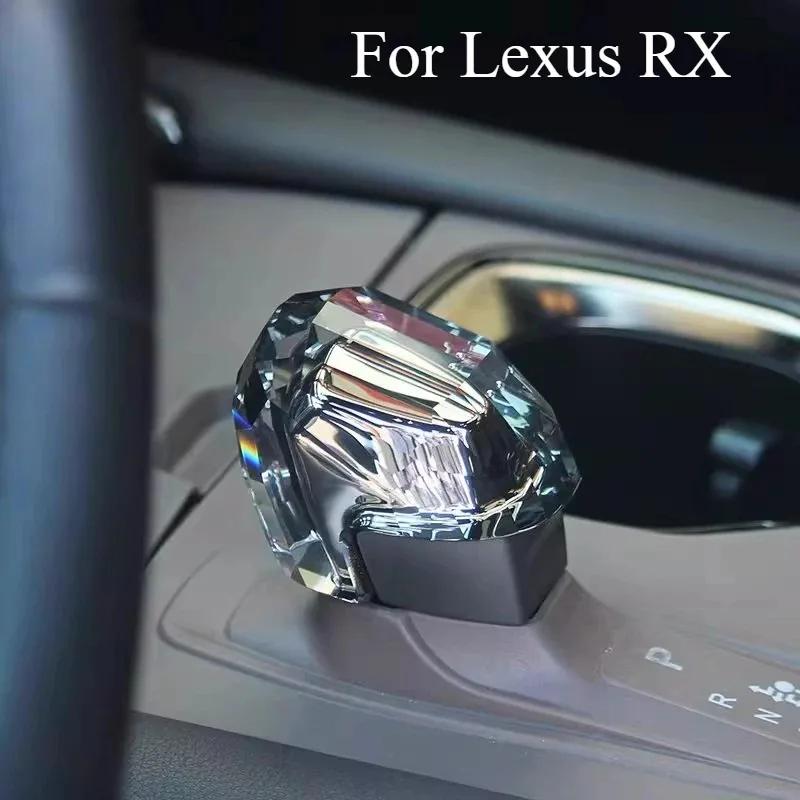 For Lexus RX/RX300/RX350H/RX450H/RX500H Car Gear Lever Gear Handle Head Crystal Gear Handle Supplies Interior Accessories