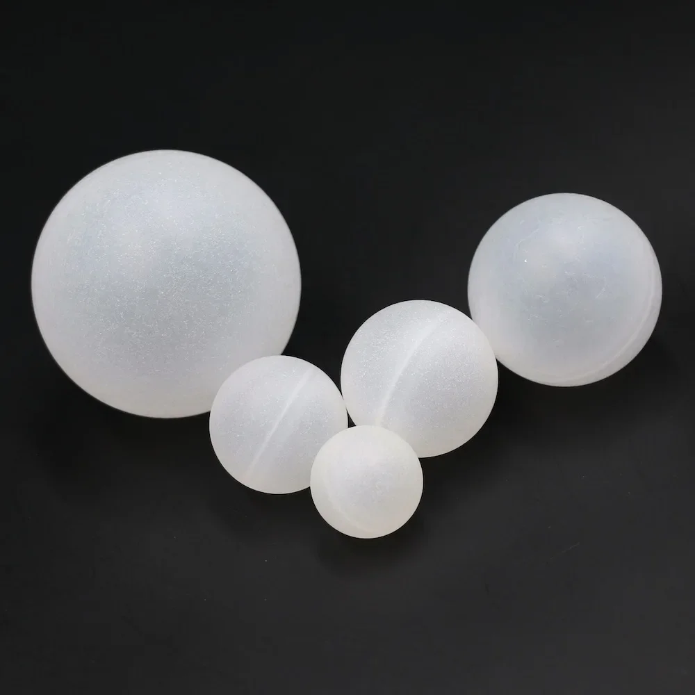10-500Pcs 25mm 25.4mm White Polypropylene (PP) Hollow Plastic Balls Precision Sphere Floating Bearings Ball Rolling Bead