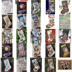 Cross Stitch Kit Cross stich Kits Homfun Craft Cross Stich Painting Christmas Socks Decorations For Home