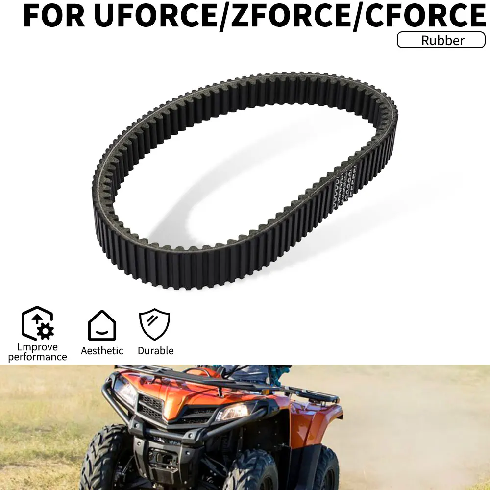 

ATV Drive Belt Rubber For CFmoto Uforce Zforce Cforce 400 400L Touring Rancher UTV X5 X6 Z5 Z6 Motorcycles Accessories Dirt Bike