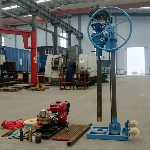Customized small portable core sampling drilling machine 10m 15m 25m gold mining drill rig