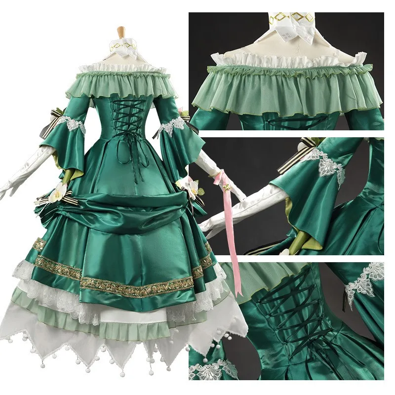 سيد الألغاز أودري قاعة تأثيري حلي شي شي أنيمي لعبة شخصية الزي الإناث مجموعة الملابس الداخلية هالوين Kawaii لعبة كوس