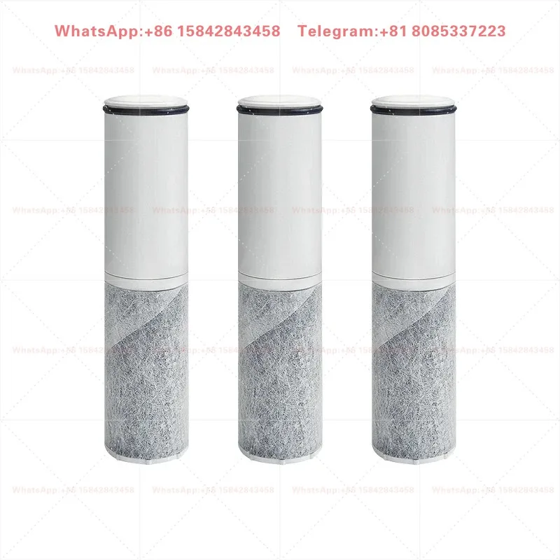 SFC0002T Composite Filter Cartridge,Hollow Fiber Carbon Filter For Water Purifier Faucet Replacement-3Pcs
