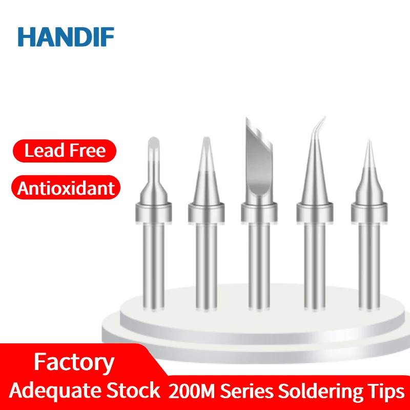 Handif 200M havya İpuçları 90W saf bakır malzeme 200M-K 200M-C 200M-D hızlı 203H kaynak araçları için elektrik kaynak kafası