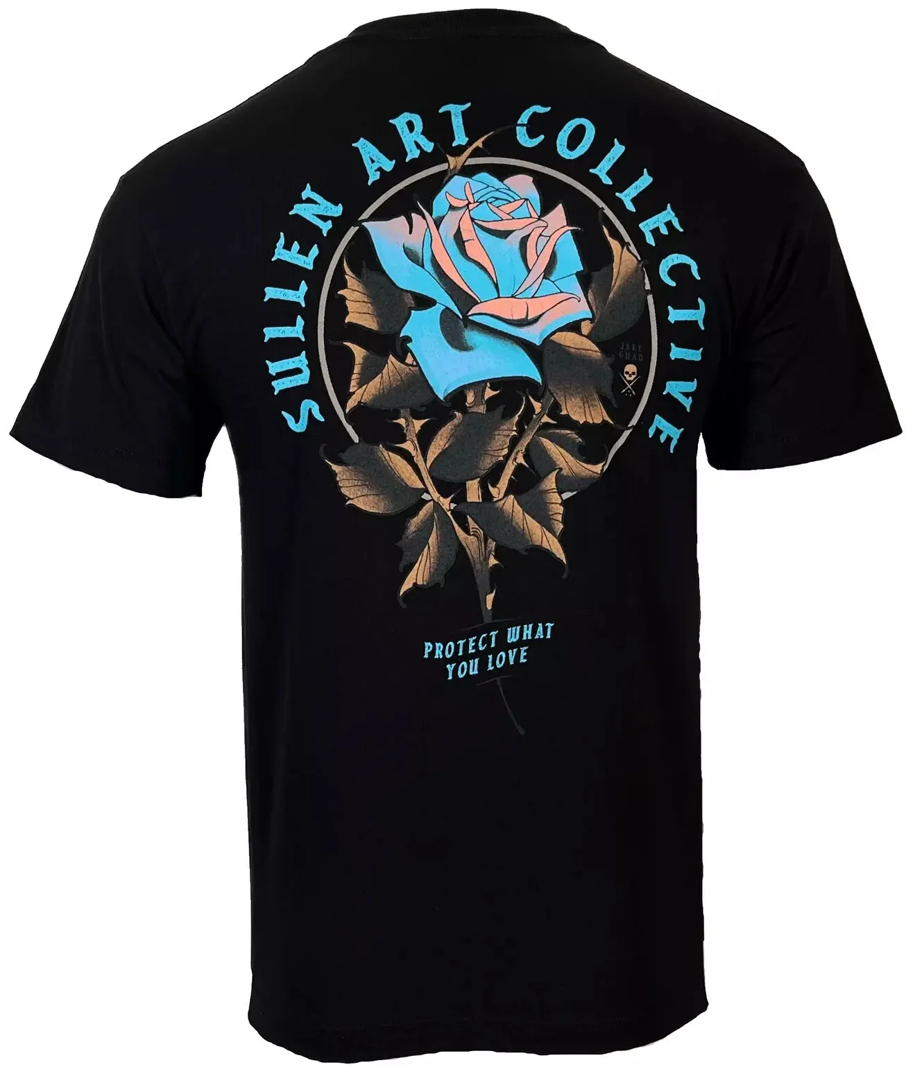 Sullen Men's T-shirt JAKE ROSE Tattoos Urban Design Skull Premium Quality