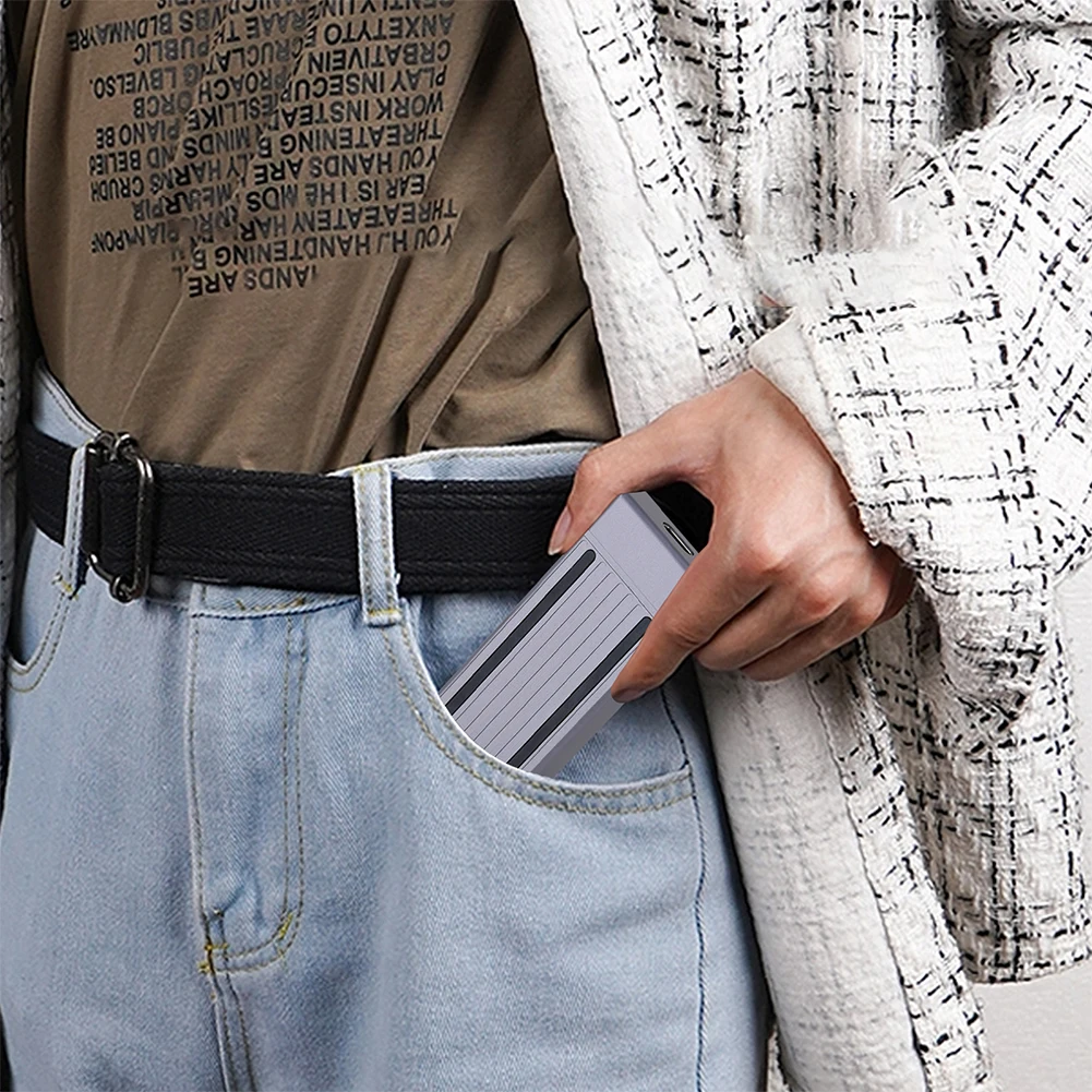 Adaptador de carcasa SSD M.2 NVME/NGFF/Dual protocolo unidad de estado sólido carcasa externa SSD para SSD 2230/2242/2260/2280