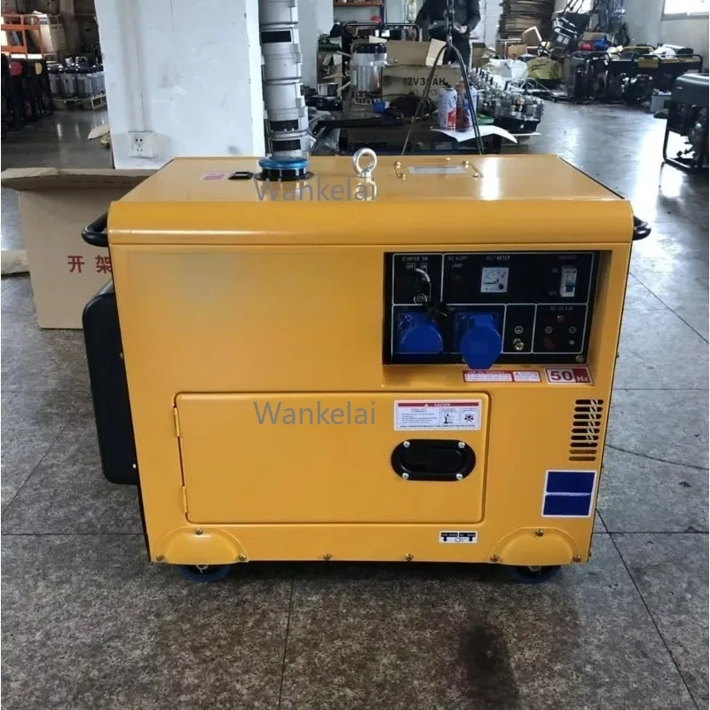 

Small/Mini 5kw 6.5kw 7.5kw Silent diese Generator Set 1500rpm Speed Single Phase Rated 220v/380v Output Super Quiet 50/60hz