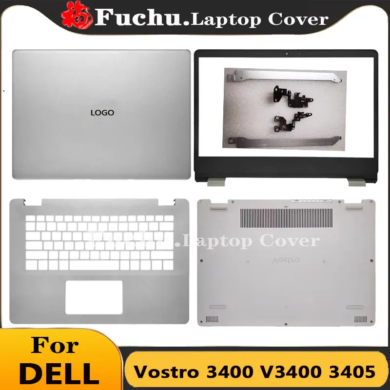 

New For Dell Vostro 3400 3405 V3400 LCD Back Cover Front Bezel Palmrest Bottom Case 14 Inch Laptop Housing Cover Top Lower Case