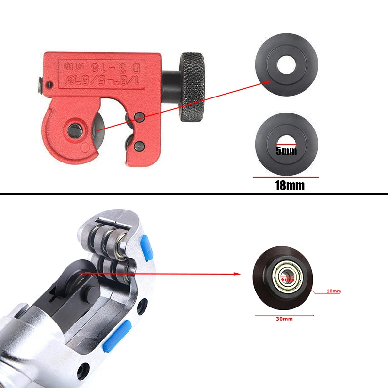 Imagem -03 - Cortador de Tubulação de Tesoura de Tubo Lâminas Circulares para Cobre e Alumínio Ferramenta Manual 322 mm 432 mm Aço Inoxidável