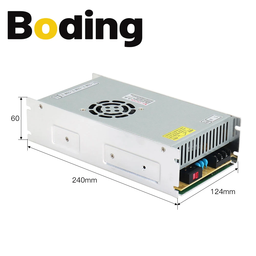 BODING Switching Power Supply HF500W-QV-A Output 24V15A 15V5A 5V5A Triple Output for Laser Marking Machine