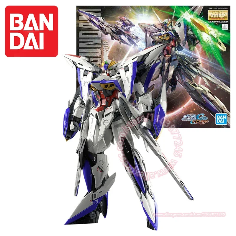 BANDAI Eclipse Gundam MG 1/100 SEED Assembled Model Peripheral Toys Birthday Present Action Figures Joints Movable Ornaments