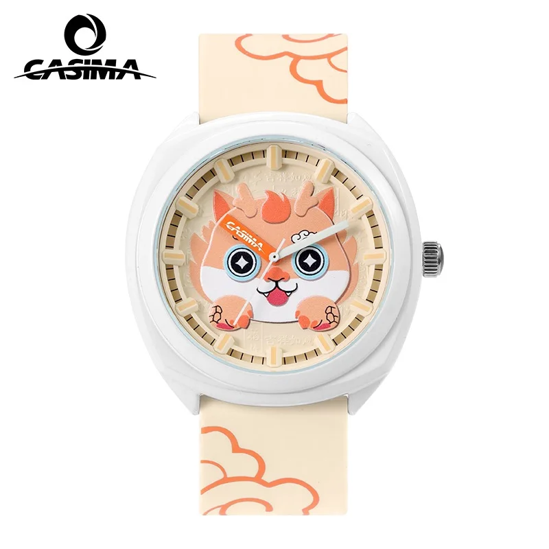 CASIMA Couple Watches Student Watches Waterproof Sports Jelly Watch Quartz Movement Model CS2309-1160