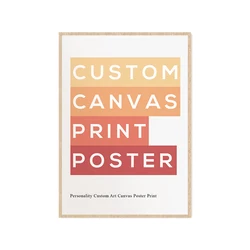 Custom Pictures With My Photo Personalized Canvas Print Art Customized Wall Poster Living Room Decorative Painting Bedroom