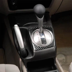 Carbon Fiber Automatic Gear Shift Panel Cover For Honda Civic 8th Gen 2006 2007 2008 2009 2010 2011 Car Interior Accessories