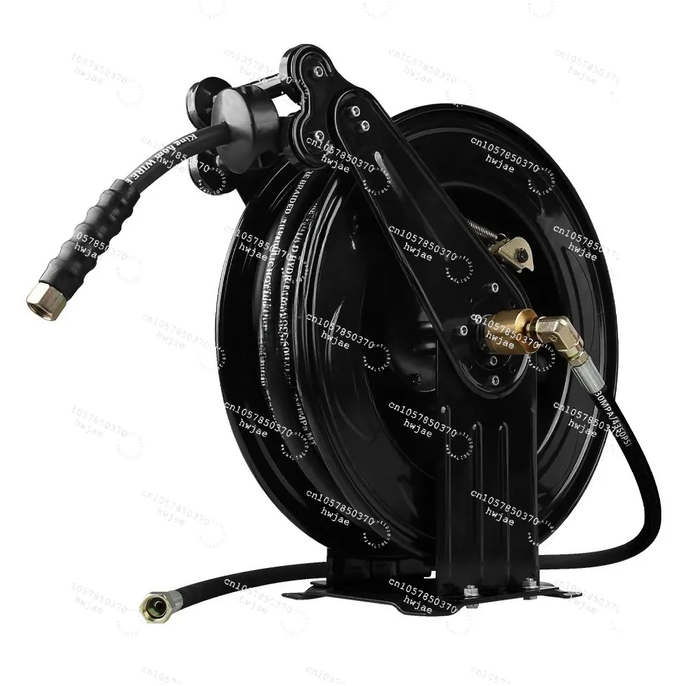 SPS 5000 PSI 50 FT 3/8'' Double Arms Automatic Telescopic High Pressure Hose Reel Pressure Hose Car Washing Equipment