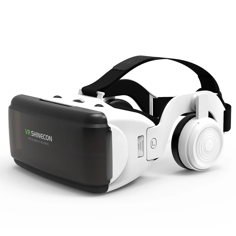 VR نظارات الواقع الافتراضي ثلاثية الأبعاد VR نظارات سماعة ل 4-6.7 'IOS أندرويد الهاتف الذكي جوجل كرتون نظارات افتراضية مع غمبد