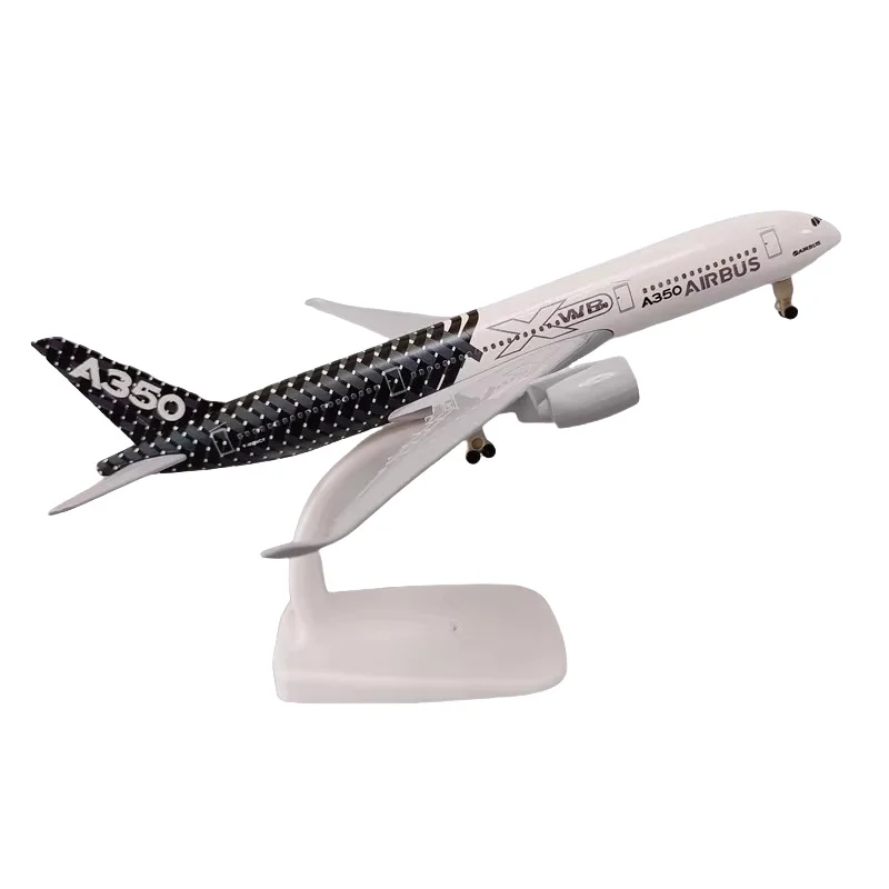 

20CM A350 Series Airbus 1/400 Scale 350 Die-cast Metal Aircraft Model with Stand Alloy Model Kit Aviation Enthusiast Collectible