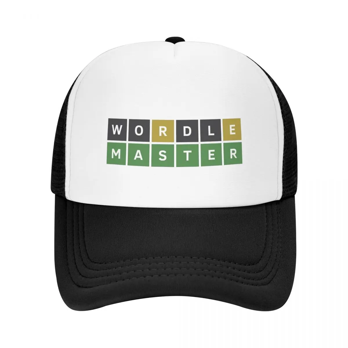 Wordle Master Funny Game Trucker Hats Unisex Sport Hat Sun Caps Dad Hat Adjustable Polyester Mesh Baseball Cap High Quality