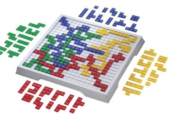 Colored Squares Strategy Board Game Family Educational Intellectual Puzzle Desktop Jigsaw Toy For Kids Adults Party Indoor Game