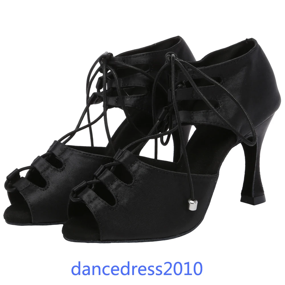 

Женская обувь для бальных танцев, обувь для латинских танцев, обувь для танцев танго, сальсы, сандалии на высоком каблуке с мягкой замшевой подошвой, обувь на каблуке 2Co