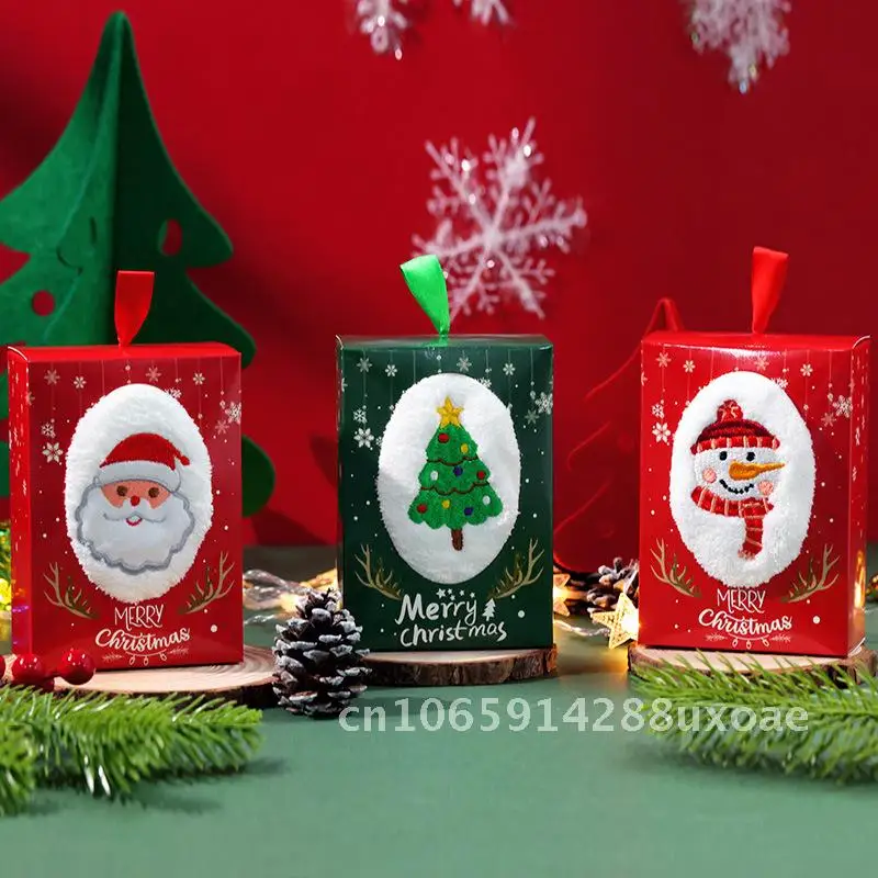 

Kindergarten Christmas towel hand gift creative Christmas gift suit children kindergarten decorative handkerchief