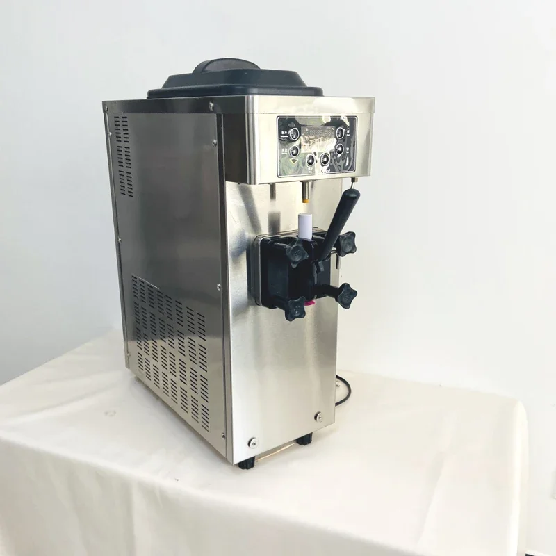 Eismaschine Kommerzielle automatische kleine Desktop-Kegel-Eismaschine Mini-Eismaschine