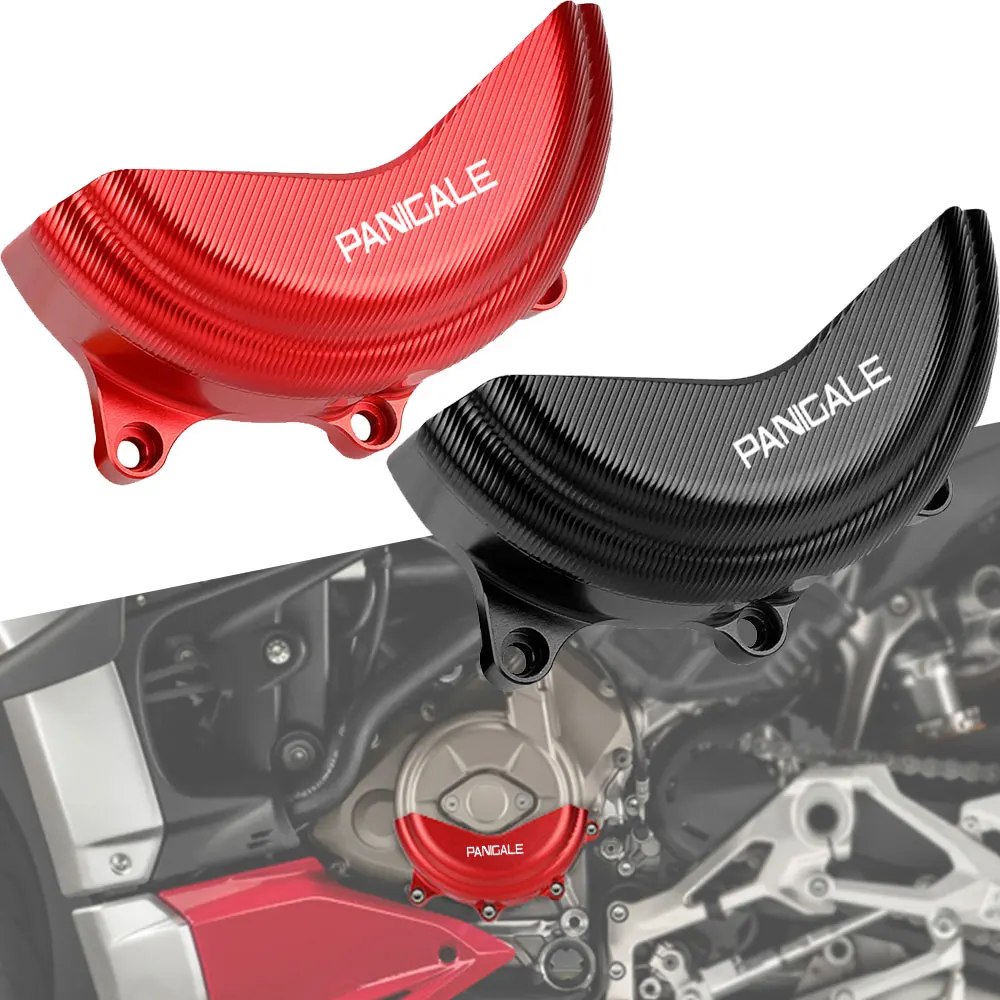 

For Ducati Panigale V4 R 2019 2020 2021 2022 2023 2024 Left Engine Stator Cover Motorcycle Engine Covers Alternator Cover Cap