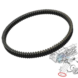Scooter Drive Belt V-Belt For Aprilia Atlantic 500, Gilera Fuoco 500, Piaggio Beverly MP3 X9 400/500 Ref.OE 827826 832738 849090