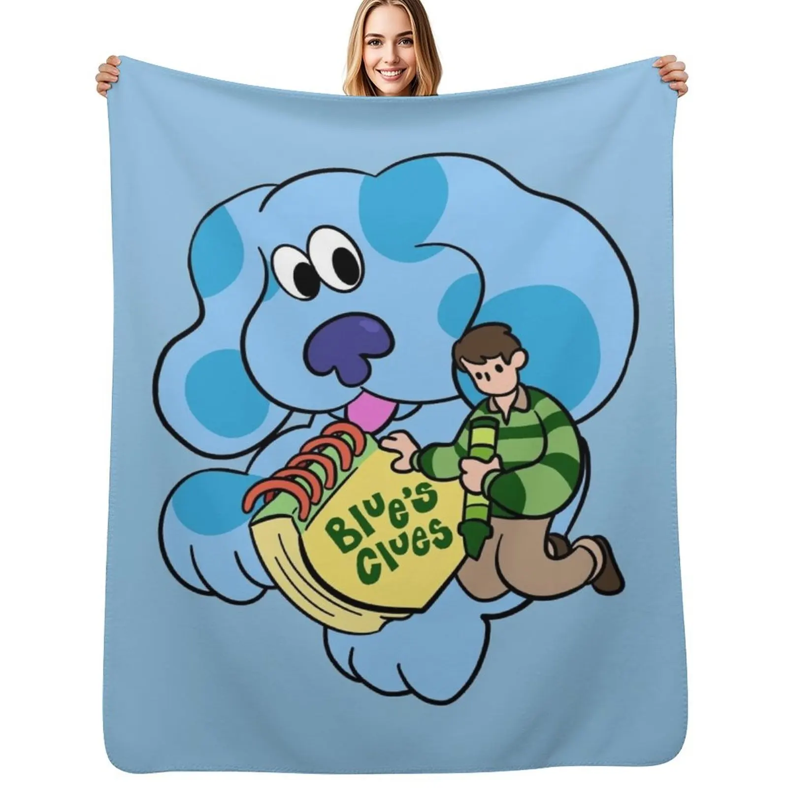 Couverture Blue's Clues, couverture douce et confortable pour la lecture et la vision de la télévision