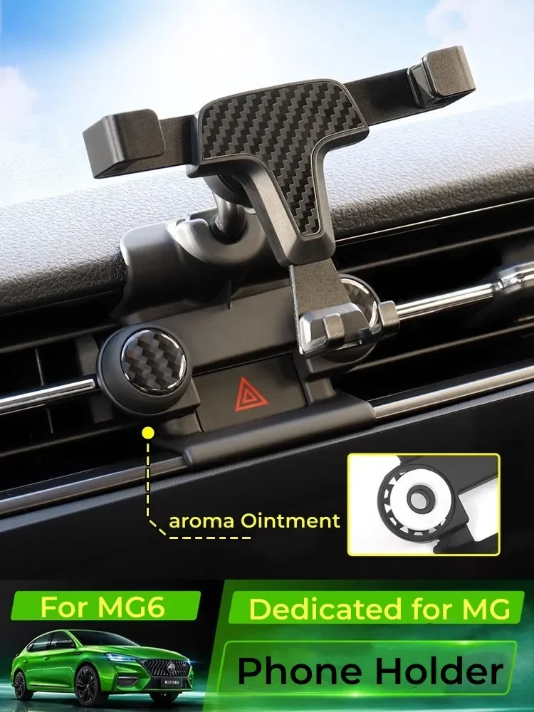 

Car Phone Holder For MG6 Air Outlet Clip Gps Mount Phone Stand Bracket Gravity Morris Garages Car Accessories