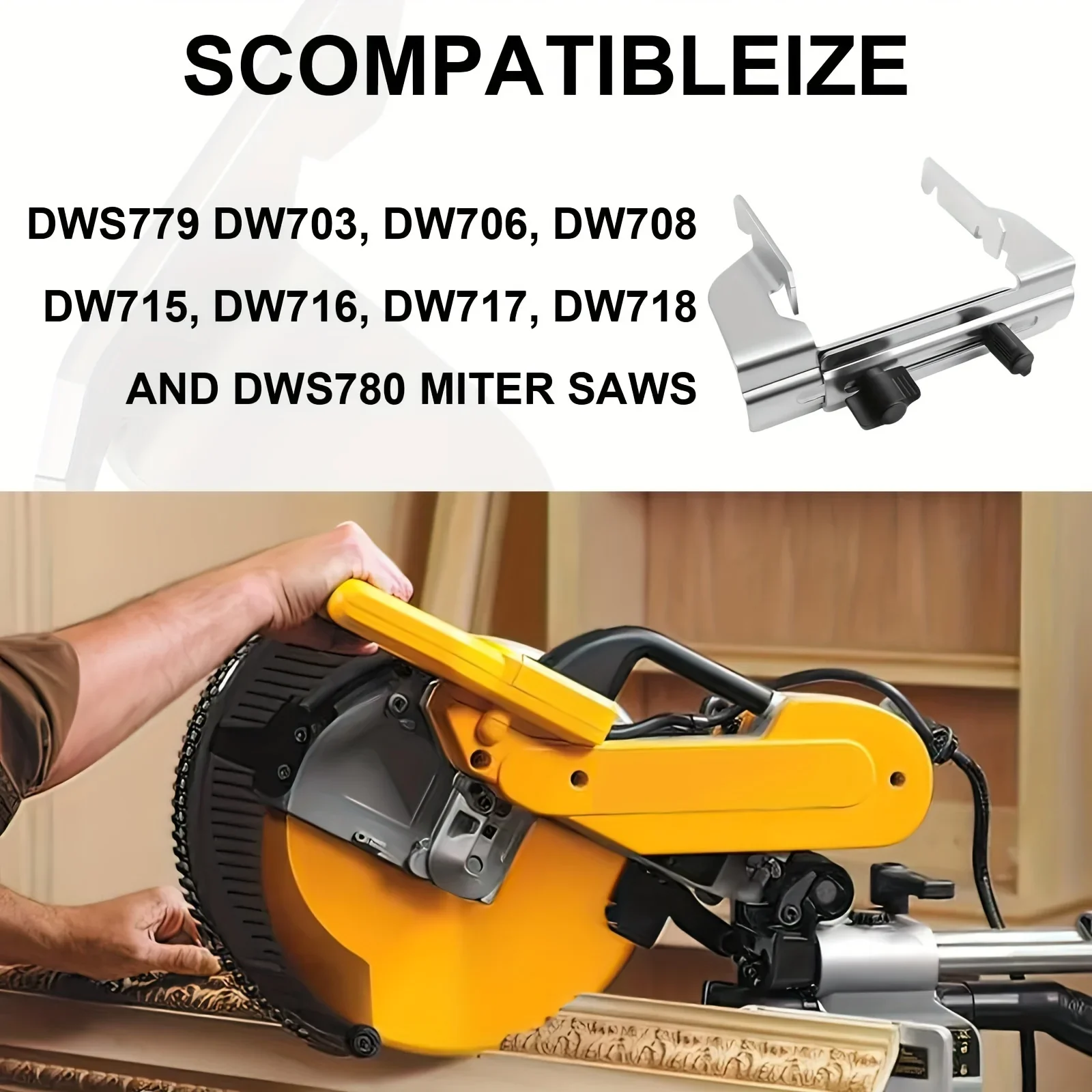 منشار ميتري توقف التاج توقف صب التاج لمنشار ميتري DW703 DW706 DW708 DW712 DW715 DW716 أداة قطع توقف صب التاج #4