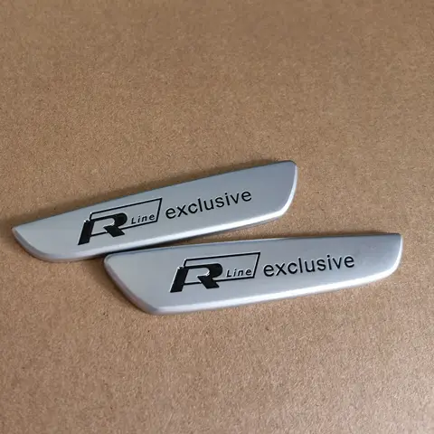 आरलाइन एक्सक्लूसिव बैज स्टिकर 2 पीस सिल्वर आरलाइन डोर आर्मरेस्ट स्टिकर आरलाइन इंटीरियर स्टिकर टिगुआन गोल्फ बोरा पासैट जीटीआई के लिए 8 best sales आरलाइन लोगो vw - №5