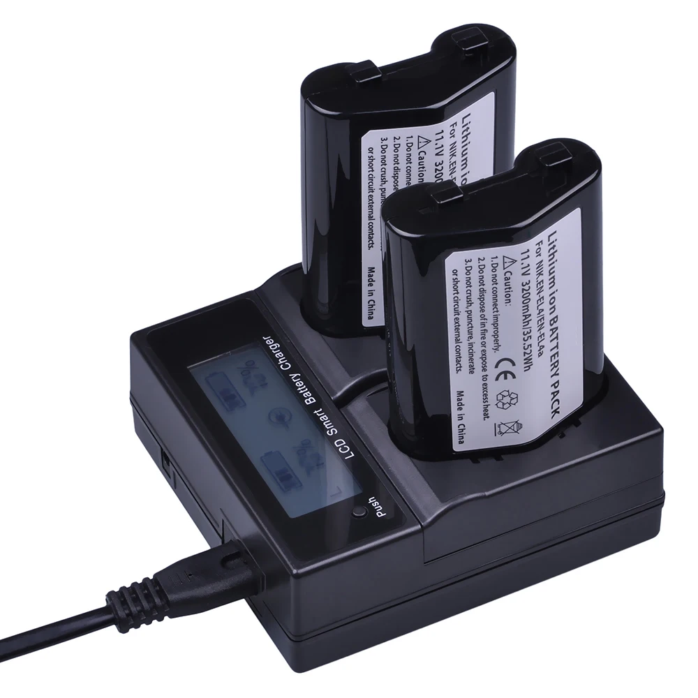 D2Hs Charger MH-21 MH-22 EN-EL4 EN-EL4a Quick Charger for Nikon D2H D2Hs Battery Charger