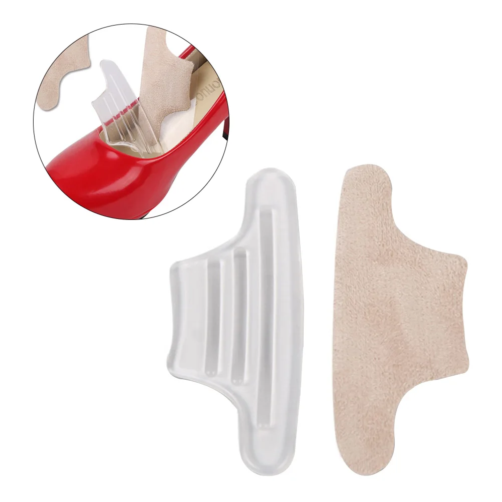 

Anti-wear Back Heel Inserts Cushion Protectors Liners Pads Premium Cloth Silica Gel Eco-friendly Durable Soft Silicone Massage