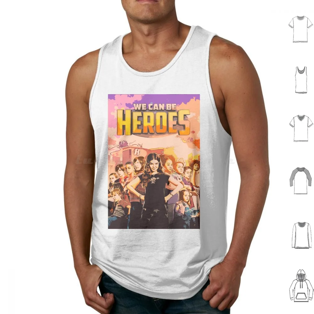 

We Can Be Heroes Netflix-Kids Fan Made Poster Tank Tops Vest Sleeveless Guppy Shark Lava Girl We Can Be Heroes Kids Baby Toys